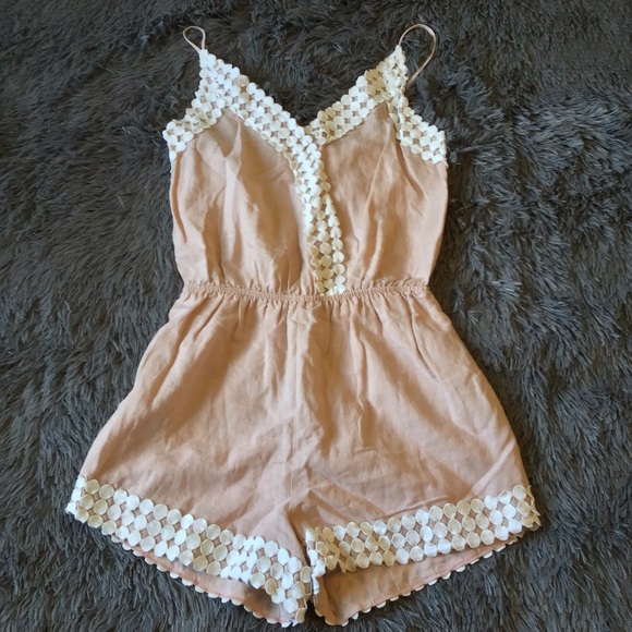 XS Romper & Velvet Peplum Tank Lot - Picture 12 of 16